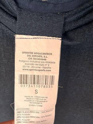 Camiseta térmica hombre gris