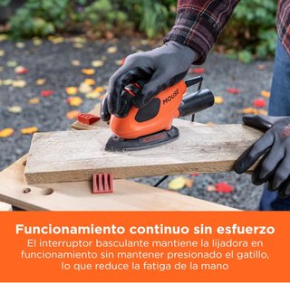 Lijadora detalle Black+Decker Mouse 55W