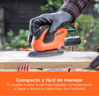 Lijadora detalle Black+Decker Mouse 55W