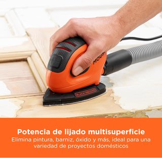 Lijadora detalle Black+Decker Mouse 55W