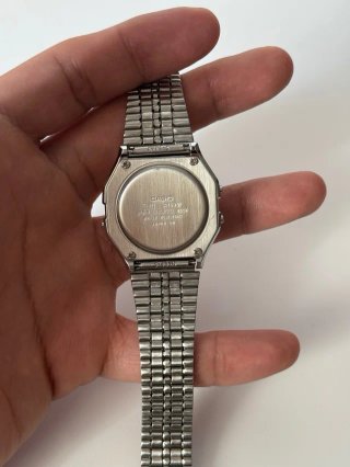 Reloj Casio A159W Plata y Negro