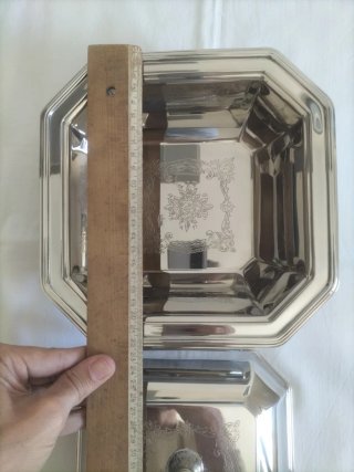 Vajilla antigua fuente servir portafritos vintage