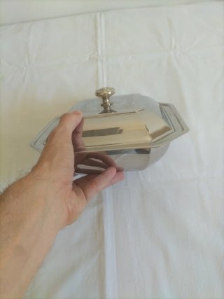 Vajilla antigua fuente servir portafritos vintage