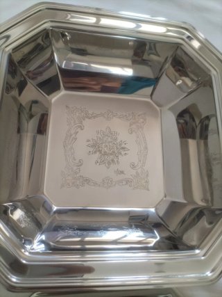 Vajilla antigua fuente servir portafritos vintage
