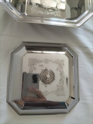 Vajilla antigua fuente servir portafritos vintage