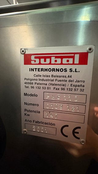 Divisora de masa Subal Compact panadería