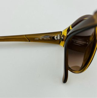 Gafas Christian Dior Vintage Marrón y Amarillo
