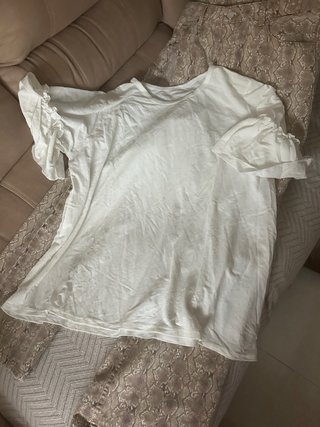 Camiseta blanca mujer XXL