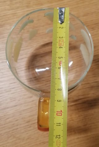 2 Nuovi Bicchieri Tazze Vetro Borosilicato Limoni
