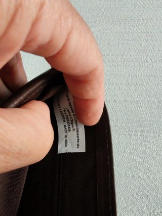 Portafoglio uomo in pelle marrone