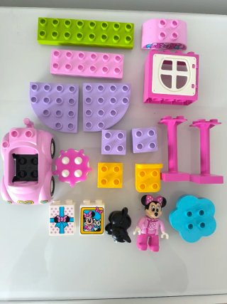 Lego Duplo Minnie Fiesta Coche Casa Pastel