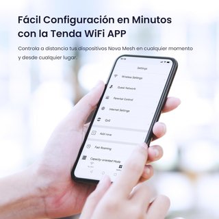 Tenda router mesh wifi malla doble banda