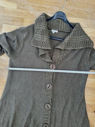Chaqueta larga corte chaqué T M
