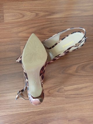 Zapatos de tacón Catwalk estampado leopardo