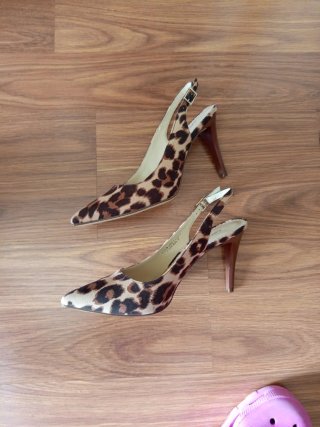 Zapatos de tacón Catwalk estampado leopardo