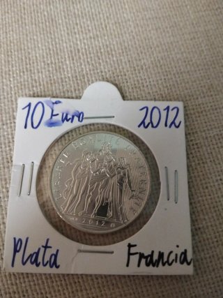 Moneda 10€ Plata Francia 2012