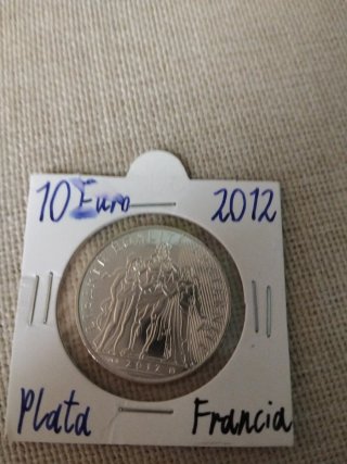Moneda 10€ Plata Francia 2012