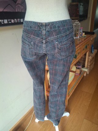 Vaqueros reversibles talle bajo