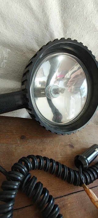 Faretto alogeno 12V con cavo