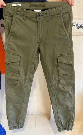 Pantalones cargo Jack&Jones negros T.29/32