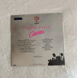 Elaine Paige Cinema Vinilo