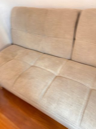 Sofá Cama Beige Tela