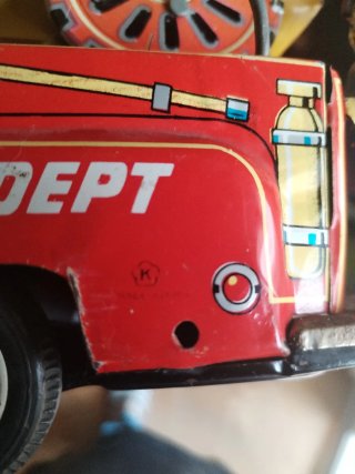 Camión Bomberos Kokyu Juguete Lata