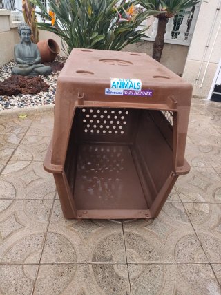 Jaula Transporte Animales Vari Kennel Marrón