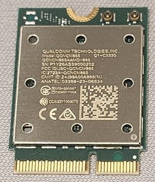 Tarjeta WiFi 7 FENVI QCNCM865 M.2(Key E) + Antenas