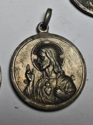 Medallas de plata Virgen del Carmen y de Jesús