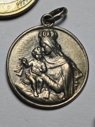 Medallas de plata Virgen del Carmen y de Jesús