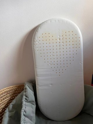 Moisés para bebé de mimbre