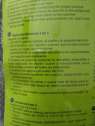 Reductor Universal silla de coche 4 en 1