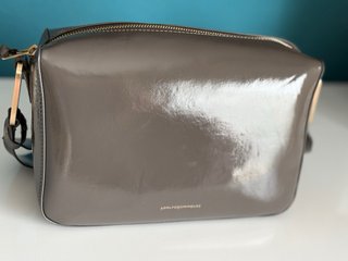 Bolso Adolfo Dominguez Gris Charol