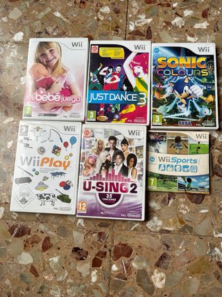 Consola Wii con accesorios