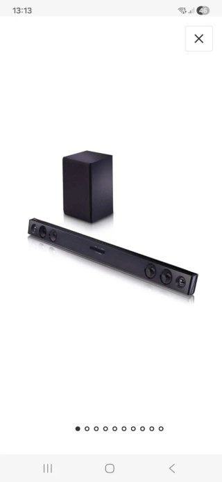 Barra de sonido LG negra