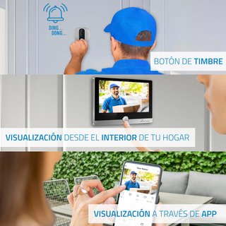 NIVIAN mirilla digital cámara vigilancia