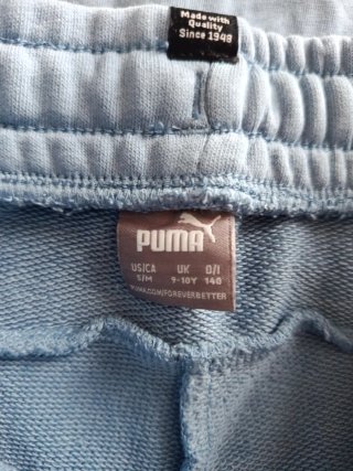 Conjunto Puma Azul Camiseta y Pantalón Corto