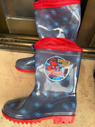 Botas de agua Spiderman Talla 28