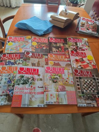 Doce revistas patchwork Quilt Country