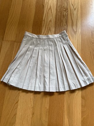 Falda Plisada Beige Pull&Bear Talla S