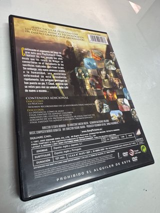 DVD Final Fantasy VII Advent Children Edición Espe