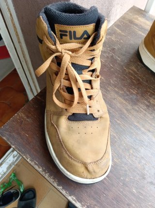 Botas Fila Marrones Talla 42 Poco Uso