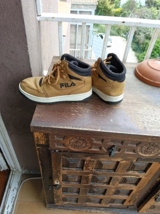 Botas Fila Marrones Talla 42 Poco Uso