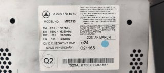 Radio Audio 20 Mercedes Clase C W203