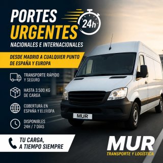 TRANSPORT Y PORT URGENTES  NACIONAL E Internaciona