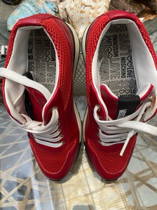 Zapatillas Love Moschino Talla 37 Rojas