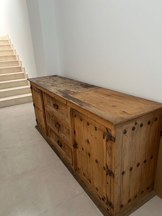 Aparador Mexicano Madera Maciza vintage restaurar