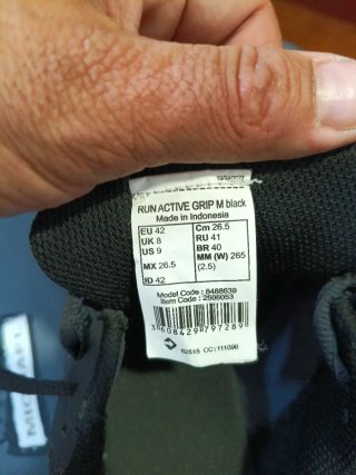 Zapatillas running Kalenji talla 42