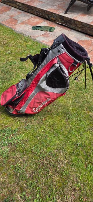 Bolsa de Golf TaylorMade Roja y Gris